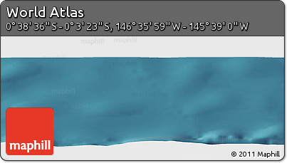 Satellite Panoramic Map of the Area around 0° 21' 0" S, 146° 7' 30" W