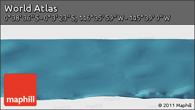 Satellite Panoramic Map of the Area around 0° 21' 0" S, 146° 7' 30" W