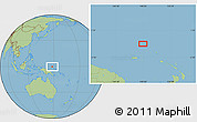 Savanna Style Location Map of the area around 0° 21' 0" S, 147° 58' 29" E