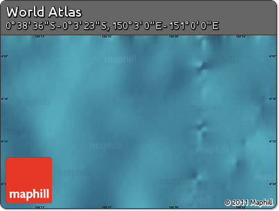 Satellite Map of the Area around 0° 21' 0" S, 150° 31' 30" E