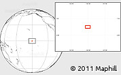Blank Location Map of the area around 0° 21' 0" S, 150° 22' 30" W