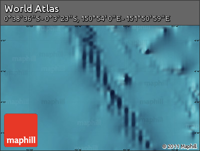 Satellite Map of the Area around 0° 21' 0" S, 151° 22' 30" E