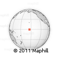 Outline Map of the Area around 0° 21' 0" S, 154° 37' 30" W, rectangular outline