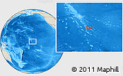 Shaded Relief Location Map of the area around 0° 21' 0" S, 155° 28' 29" W