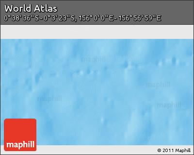 Political 3D Map of the Area around 0° 21' 0" S, 156° 28' 29" E