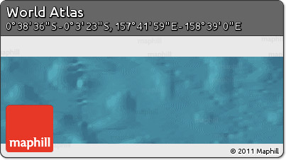 Satellite Panoramic Map of the Area around 0° 21' 0" S, 158° 10' 30" E