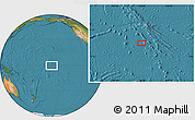 Satellite Location Map of the area around 0° 21' 0" S, 158° 1' 30" W