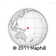 Outline Map of the Area around 0° 21' 0" S, 159° 1' 30" E, rectangular outline