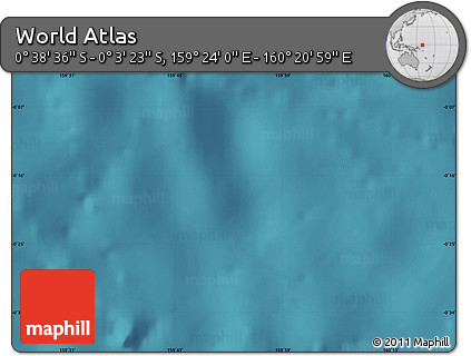 Satellite Map of the Area around 0° 21' 0" S, 159° 52' 30" E