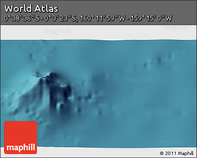Satellite 3D Map of the Area around 0° 21' 0" S, 159° 43' 29" W
