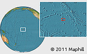 Satellite Location Map of the area around 0° 21' 0" S, 159° 43' 29" W