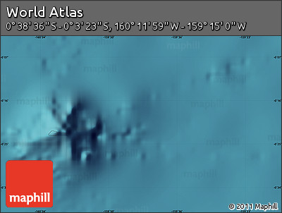 Satellite Map of the Area around 0° 21' 0" S, 159° 43' 29" W