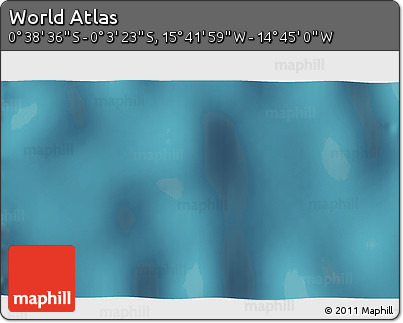 Satellite 3D Map of the Area around 0° 21' 0" S, 15° 13' 29" W