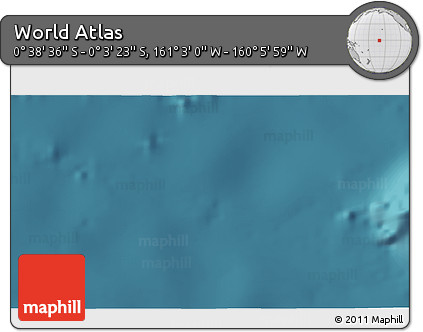 Satellite 3D Map of the Area around 0° 21' 0" S, 160° 34' 29" W