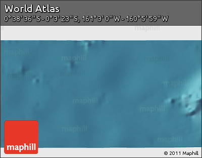 Satellite 3D Map of the Area around 0° 21' 0" S, 160° 34' 29" W