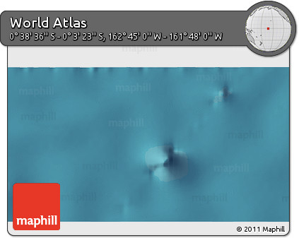 Satellite 3D Map of the Area around 0° 21' 0" S, 162° 16' 30" W
