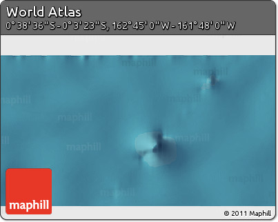 Satellite 3D Map of the Area around 0° 21' 0" S, 162° 16' 30" W