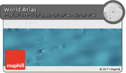 Satellite Panoramic Map of the Area around 0° 21' 0" S, 163° 7' 30" W
