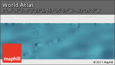 Satellite Panoramic Map of the Area around 0° 21' 0" S, 163° 7' 30" W