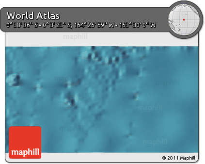 Satellite 3D Map of the Area around 0° 21' 0" S, 163° 58' 29" W