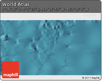 Satellite 3D Map of the Area around 0° 21' 0" S, 163° 58' 29" W