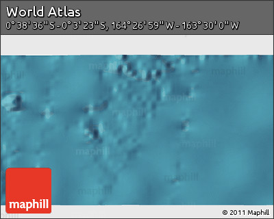 Satellite 3D Map of the Area around 0° 21' 0" S, 163° 58' 29" W