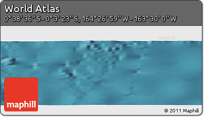 Satellite Panoramic Map of the Area around 0° 21' 0" S, 163° 58' 29" W