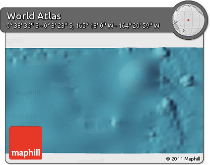 Satellite 3D Map of the Area around 0° 21' 0" S, 164° 49' 29" W