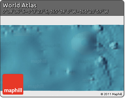 Satellite 3D Map of the Area around 0° 21' 0" S, 164° 49' 29" W