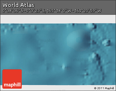 Satellite 3D Map of the Area around 0° 21' 0" S, 164° 49' 29" W