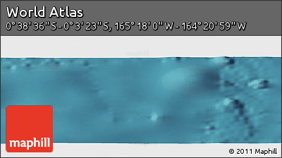 Satellite Panoramic Map of the Area around 0° 21' 0" S, 164° 49' 29" W