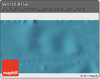 Satellite 3D Map of the Area around 0° 21' 0" S, 165° 49' 29" E