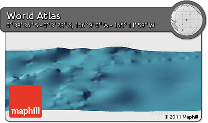 Satellite Panoramic Map of the Area around 0° 21' 0" S, 165° 40' 30" W