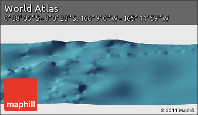 Satellite Panoramic Map of the Area around 0° 21' 0" S, 165° 40' 30" W