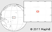 Blank Location Map of the area around 0° 21' 0" S, 167° 22' 30" W