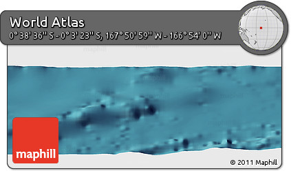 Satellite Panoramic Map of the Area around 0° 21' 0" S, 167° 22' 30" W