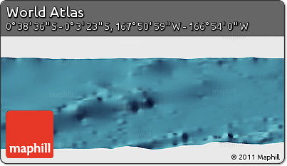 Satellite Panoramic Map of the Area around 0° 21' 0" S, 167° 22' 30" W
