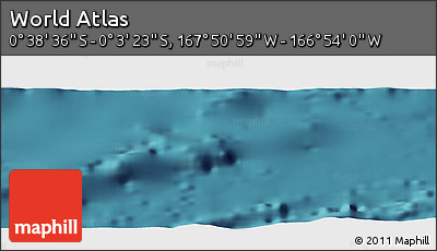 Satellite Panoramic Map of the Area around 0° 21' 0" S, 167° 22' 30" W