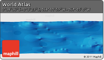 Political Panoramic Map of the Area around 0° 21' 0" S, 168° 13' 29" W