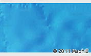 Physical 3D Map of the area around 0° 21' 0" S, 169° 13' 29" E