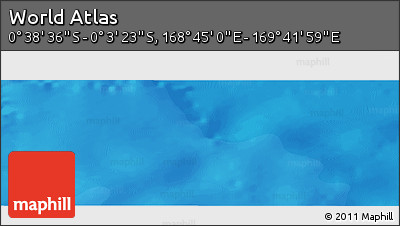 Political Panoramic Map of the Area around 0° 21' 0" S, 169° 13' 29" E