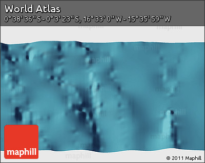 Satellite 3D Map of the Area around 0° 21' 0" S, 16° 4' 29" W