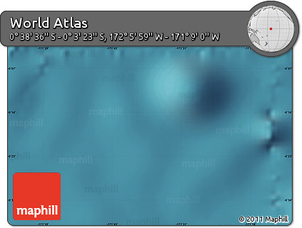 Satellite Map of the Area around 0° 21' 0" S, 171° 37' 30" W