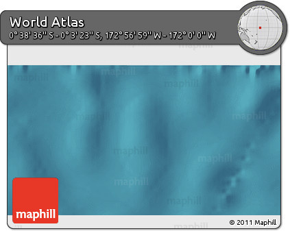 Satellite 3D Map of the Area around 0° 21' 0" S, 172° 28' 29" W