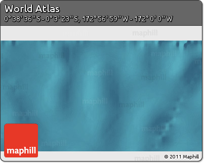 Satellite 3D Map of the Area around 0° 21' 0" S, 172° 28' 29" W