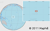 Gray Location Map of the area around 0° 21' 0" S, 172° 28' 29" W