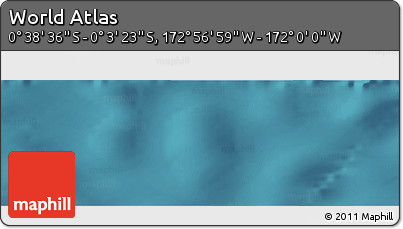 Satellite Panoramic Map of the Area around 0° 21' 0" S, 172° 28' 29" W