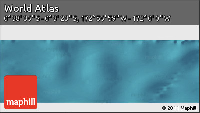 Satellite Panoramic Map of the Area around 0° 21' 0" S, 172° 28' 29" W