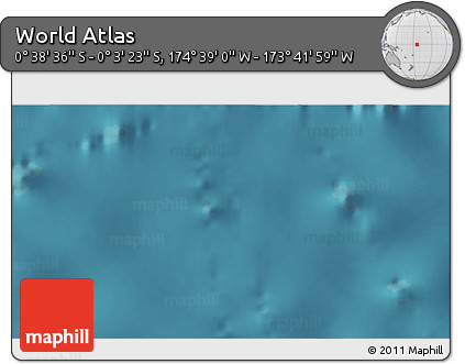 Satellite 3D Map of the Area around 0° 21' 0" S, 174° 10' 30" W