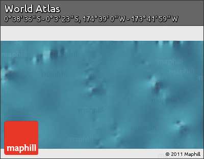 Satellite 3D Map of the Area around 0° 21' 0" S, 174° 10' 30" W